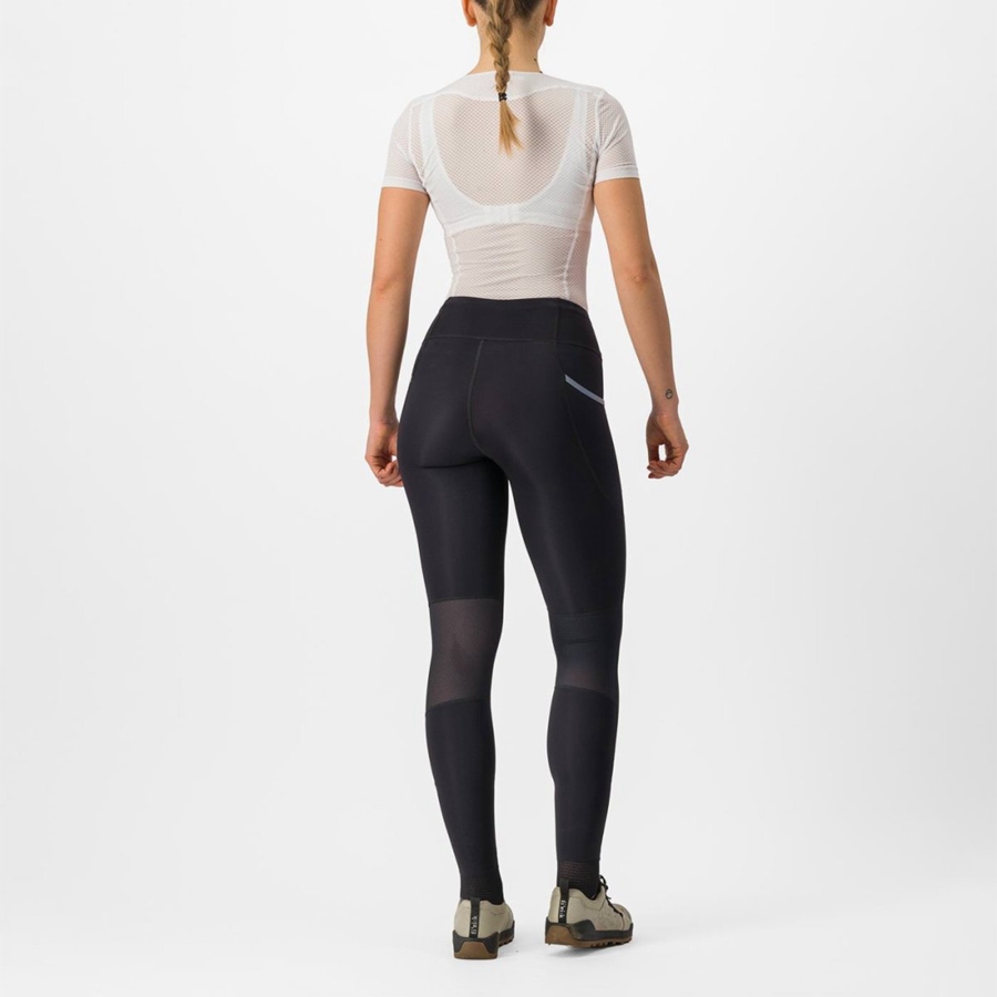 Castelli UNLIMITED TRAIL W Leggings Dames Zwart | 631280KCU