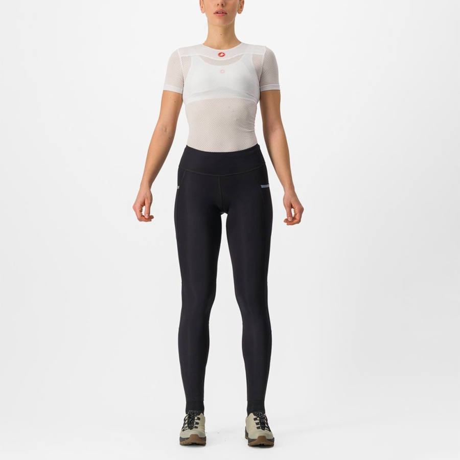 Castelli UNLIMITED TRAIL W Leggings Dames Zwart | 631280KCU