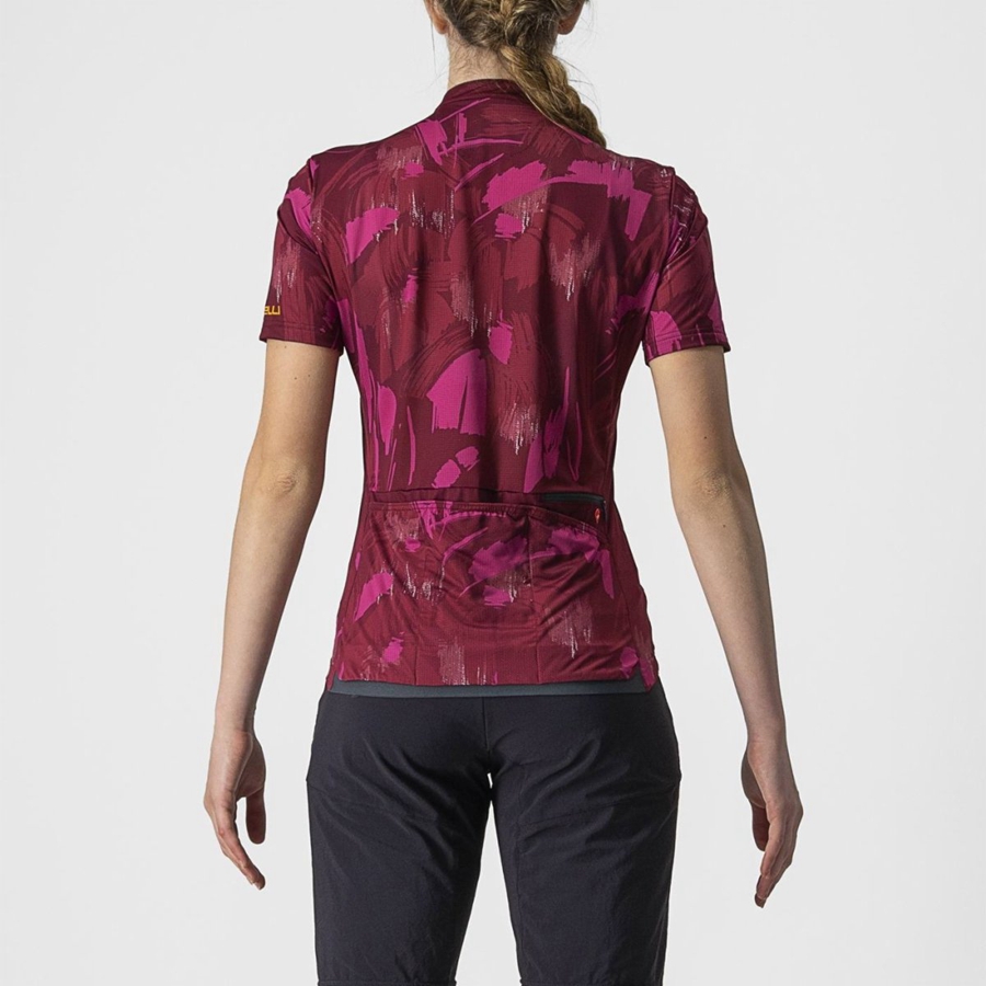 Castelli UNLTD SENTIERO Jersey Dames Rood | 329046RLB