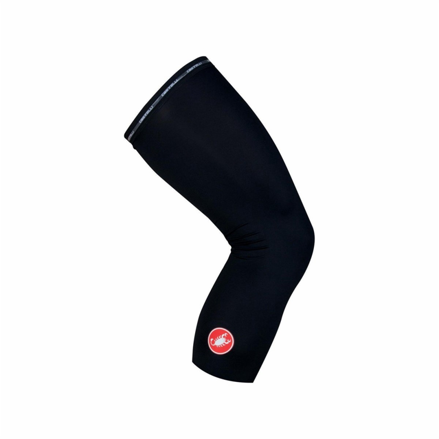 Castelli UPF 50+ LIGHT KNEE SLEEVES Beenwarmer Dames Zwart | 674523ESL