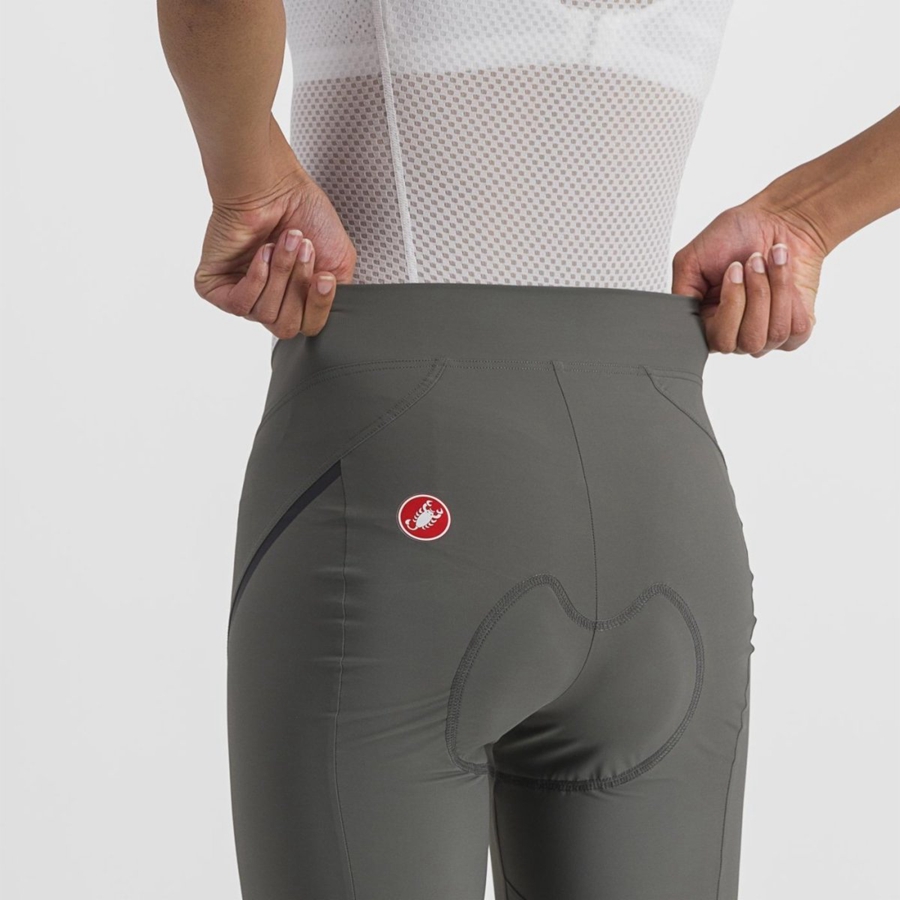 Castelli VELOCISSIMA 3 KNICKER Leggings Dames Grijs Donkergrijs | 420781JPL