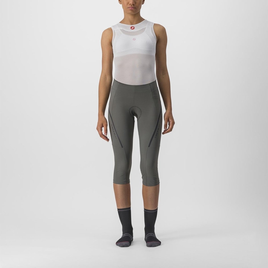 Castelli VELOCISSIMA 3 KNICKER Leggings Dames Grijs Donkergrijs | 420781JPL