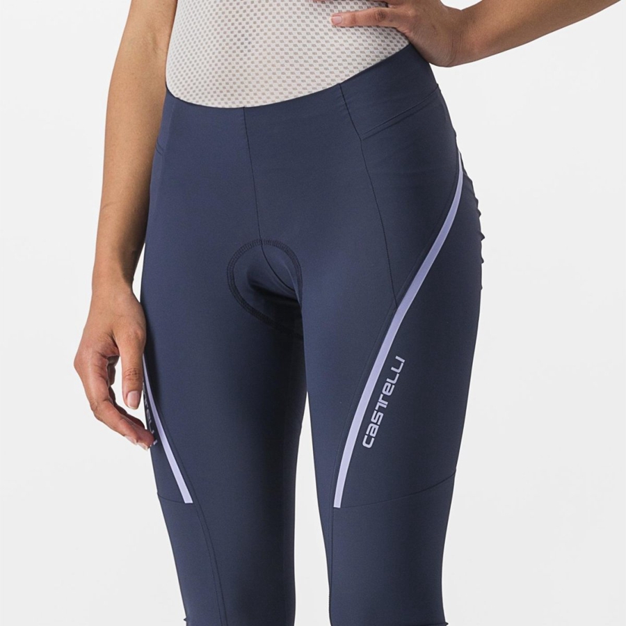 Castelli VELOCISSIMA 3 KNICKER Leggings Dames Blauw Paars Wit | 534268ARW