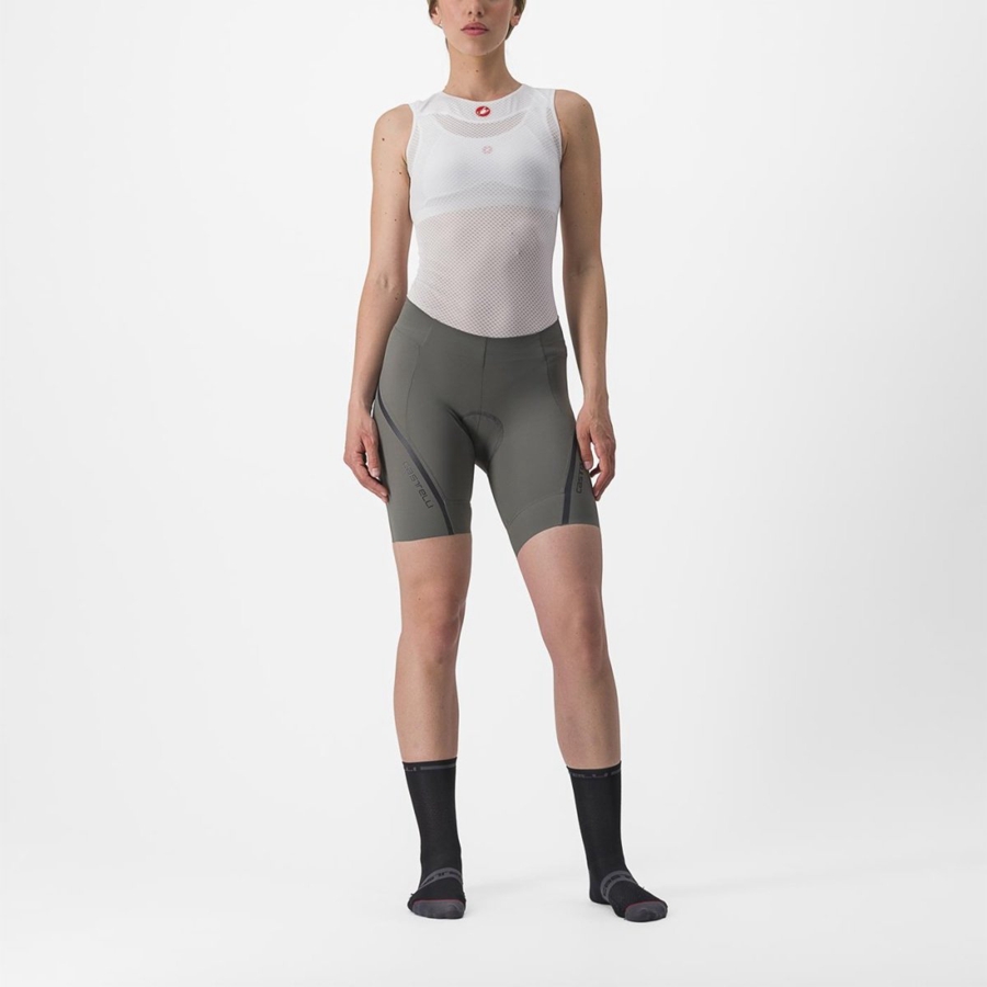 Castelli VELOCISSIMA 3 Korte Broek Dames Grijs Donkergrijs | 189675UAO