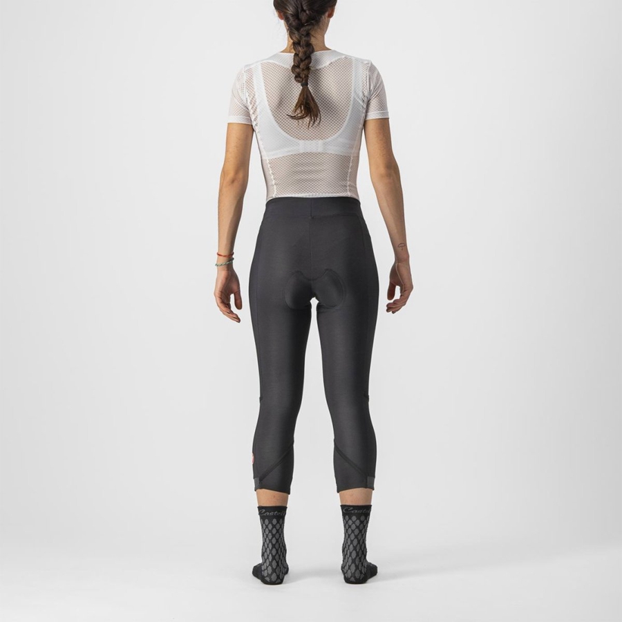 Castelli VELOCISSIMA THERMAL KNICKER Leggings Dames Zwart Zwart | 836790RVW