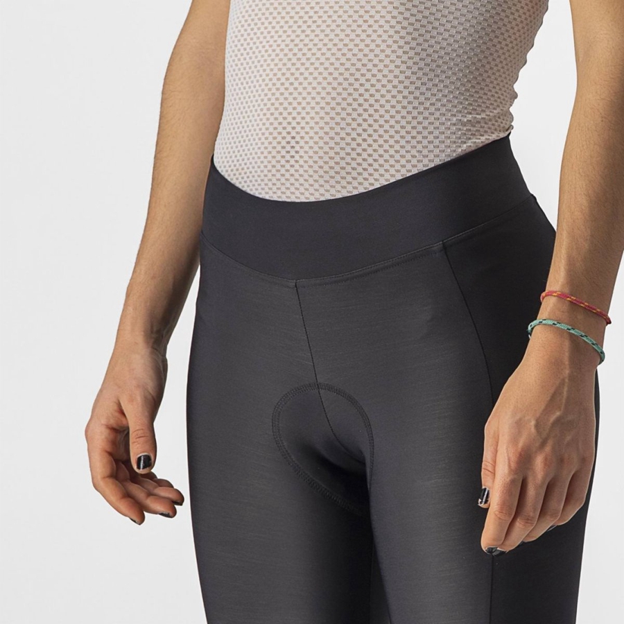 Castelli VELOCISSIMA THERMAL KNICKER Leggings Dames Zwart Zwart | 836790RVW