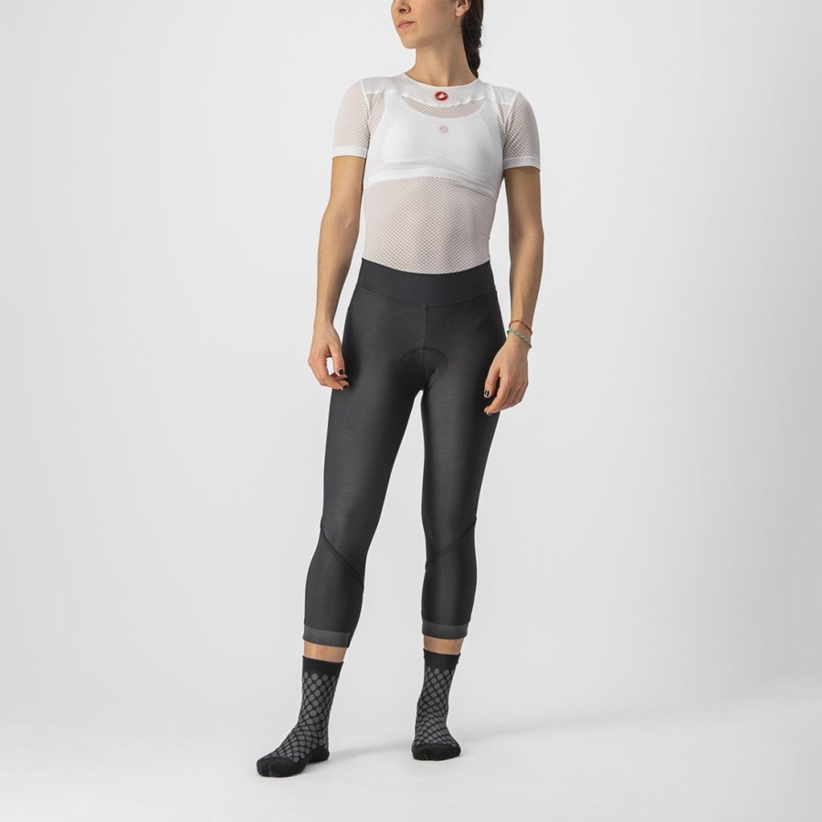 Castelli VELOCISSIMA THERMAL KNICKER Leggings Dames Zwart Zwart | 836790RVW