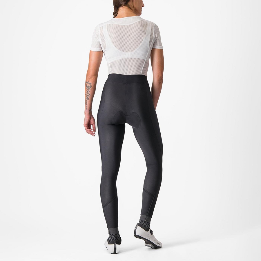 Castelli VELOCISSIMA THERMAL Leggings Dames Zwart Zwart | 219463NKF