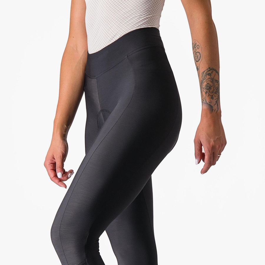 Castelli VELOCISSIMA THERMAL Leggings Dames Zwart Zwart | 219463NKF