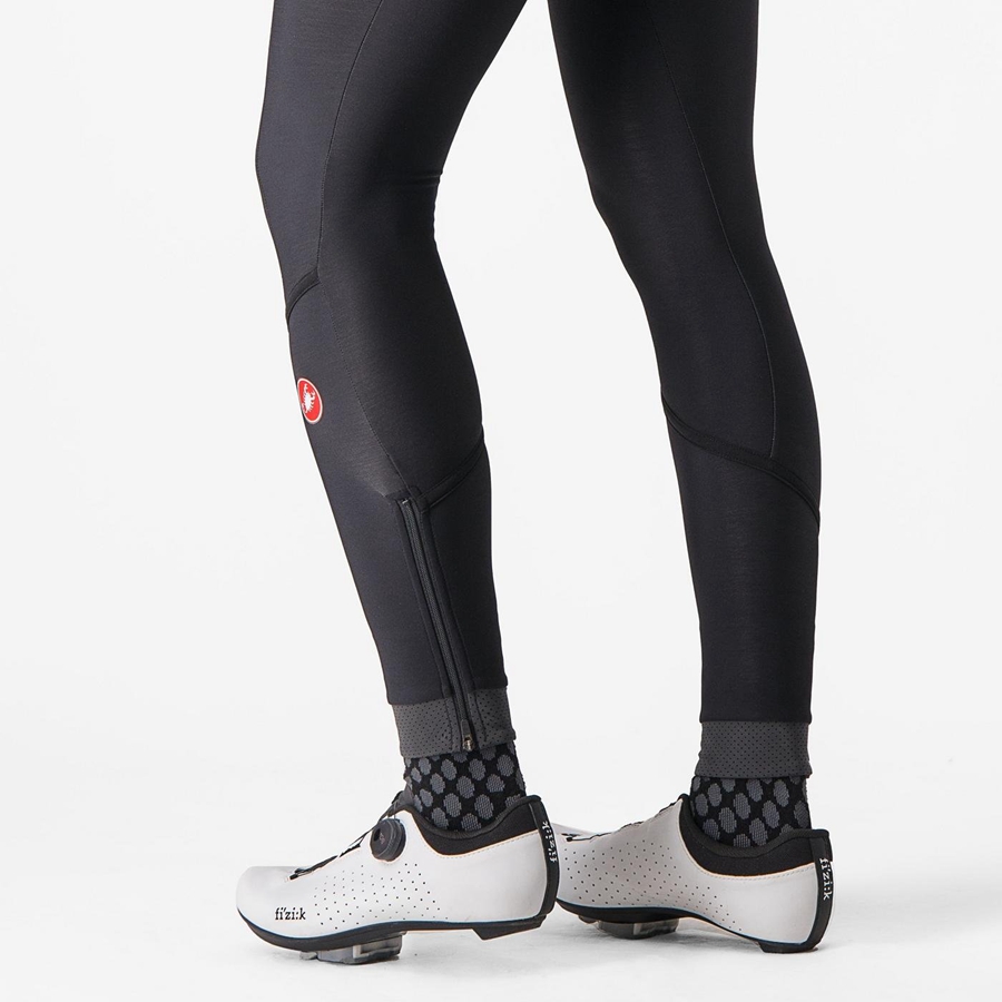 Castelli VELOCISSIMA THERMAL Leggings Dames Zwart Zwart | 219463NKF