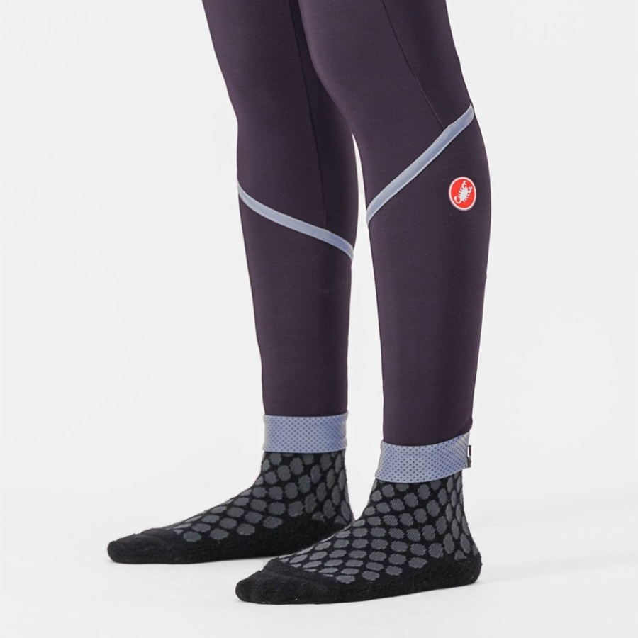 Castelli VELOCISSIMA THERMAL Leggings Dames Zilver | 674128ZUF