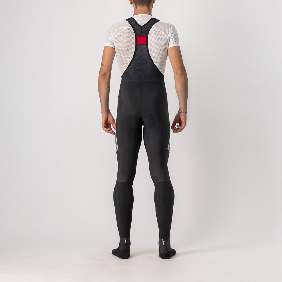 Castelli VELOCISSIMO 5 Panty Met Slabbetje Heren Zwart Zilver | 215984UCD