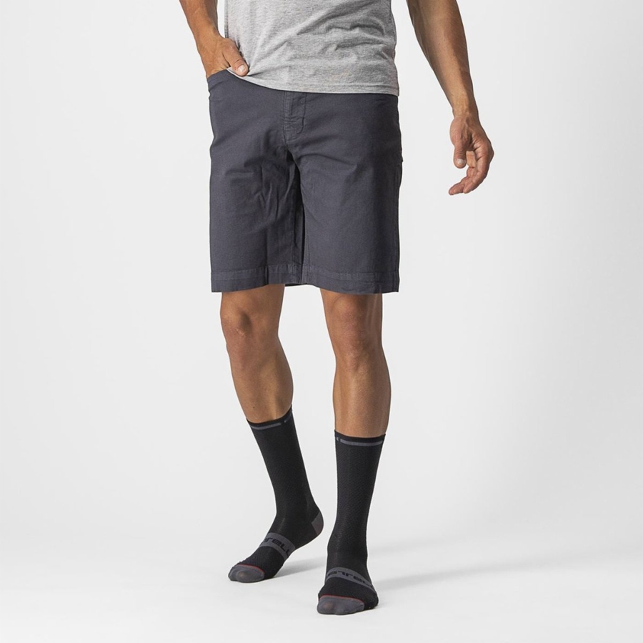 Castelli VG 5 POCKET Korte Broek Heren Donkerblauw | 418362NVQ