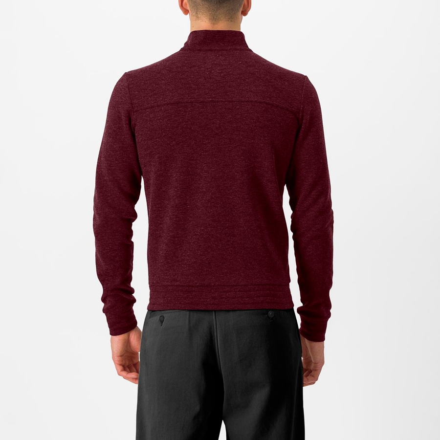 Castelli VIGORELLI TRACK Casual Heren Diepbordeaux | 782063LCI