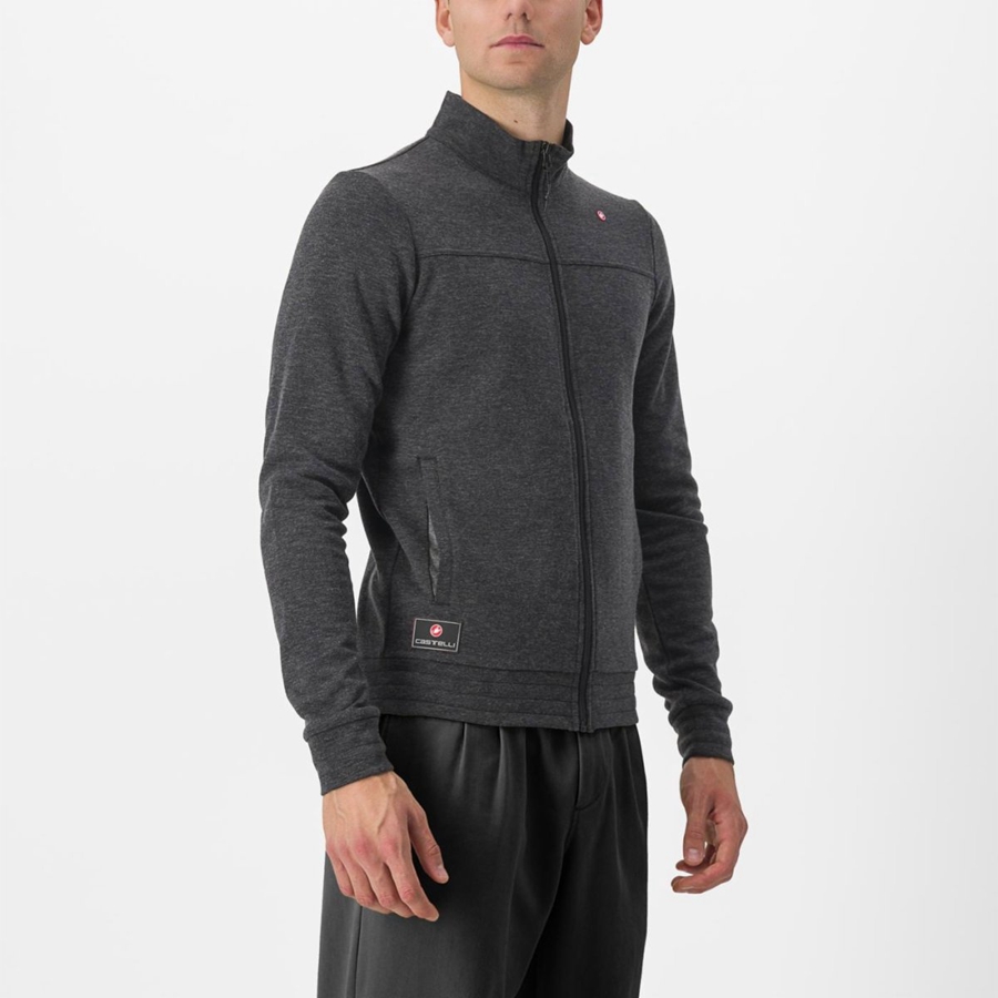 Castelli VIGORELLI TRACK Casual Heren Donkergrijs | 904825TYO